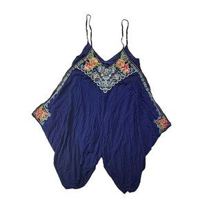 Johnny Was Astrid Handkerchief Dress Women M Flowy Floral Embroidery 3J Workshop